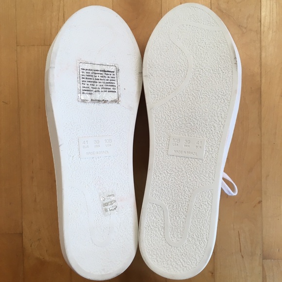 NWOT Anthropologie Raphaella Booz Metallic Cork Sneakers 10 EUR41 - Picture 7 of 9